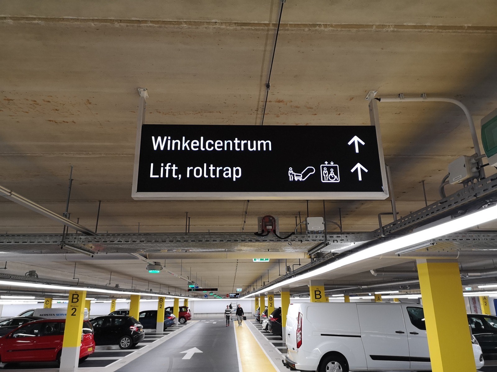 Bewegwijzering binnen of buiten?